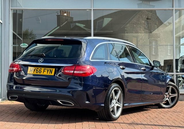 Mercedes-Benz C Class 2.1 C220d Amg Line HY66FYN Blue #3