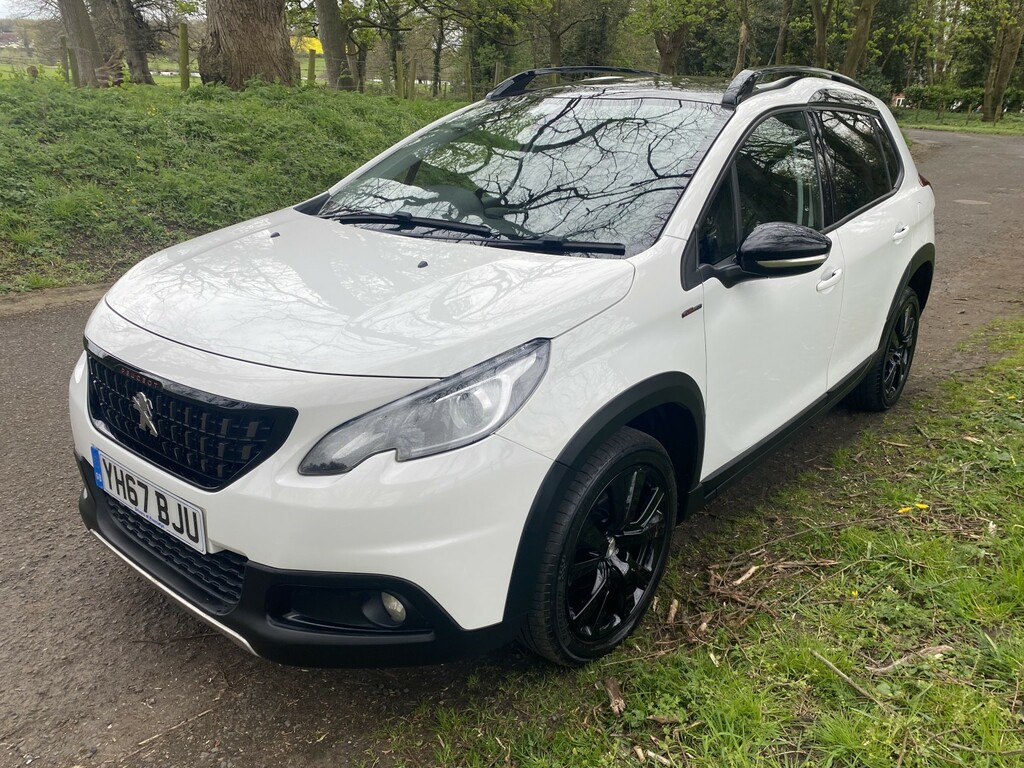 Peugeot 2008 Suv 1.6 Bluehdi Gt Line 2017 YH67BJU White #4
