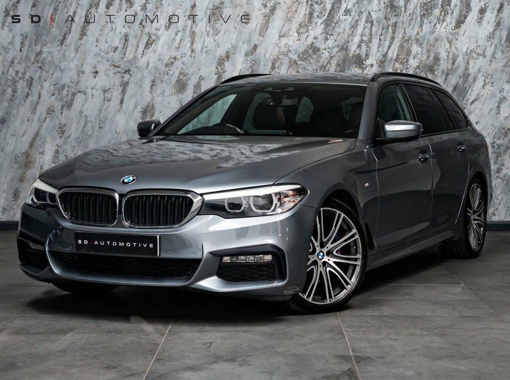 BMW 5 Series 3L M Sport YE67OSD Blue #3