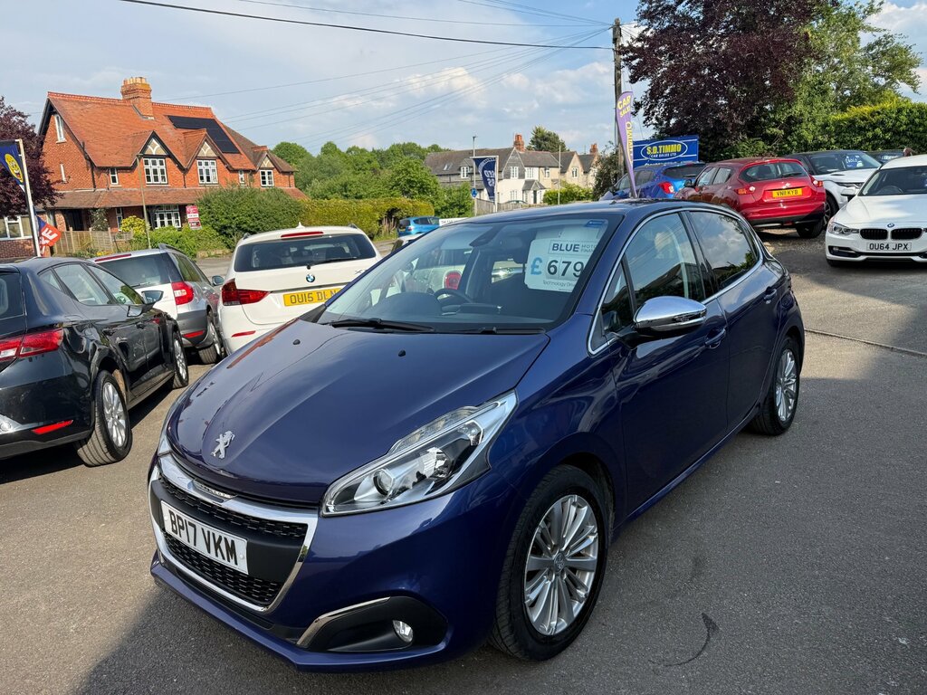 Peugeot 208 1.2 Puretech Allure Hatchback Eu BP17VKM Blue #2