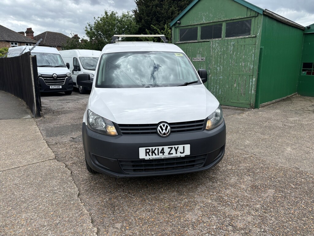 Volkswagen Caddy 1.6 Tdi C20 Startline 2014 RK14ZYJ White #2