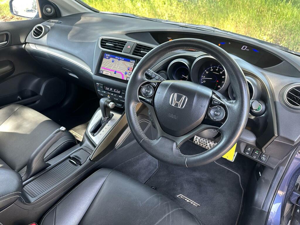 Honda Civic 1.8 I-vtec Sr Tourer Euro 6 201666 AF66GHB Blue #6
