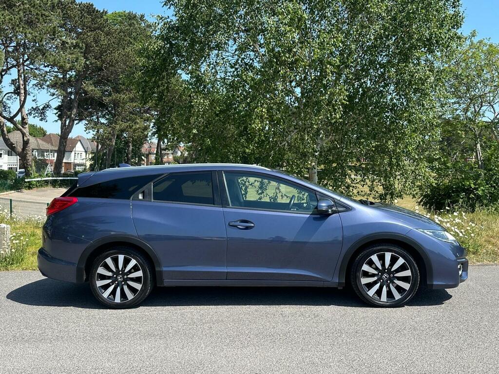 Honda Civic 1.8 I-vtec Sr Tourer Euro 6 201666 AF66GHB Blue #3