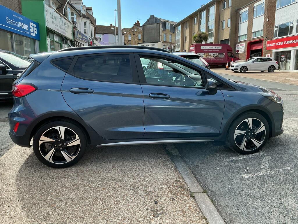 Ford Fiesta 1.0T Ecoboost Mhev Active Hatchback Hyb SB23NNH Blue #6
