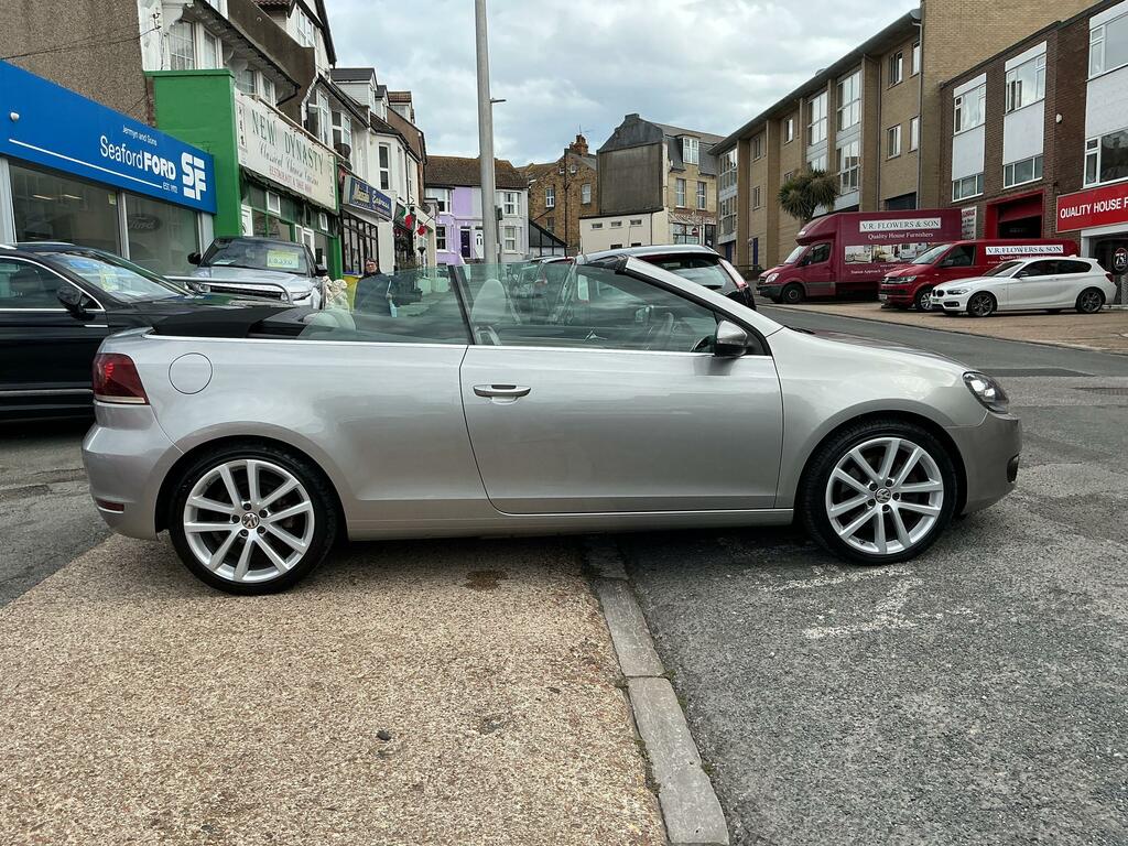 Volkswagen Golf 2.0 Tdi Bluemotion Tech Gt Cabriolet Ds Silver #5