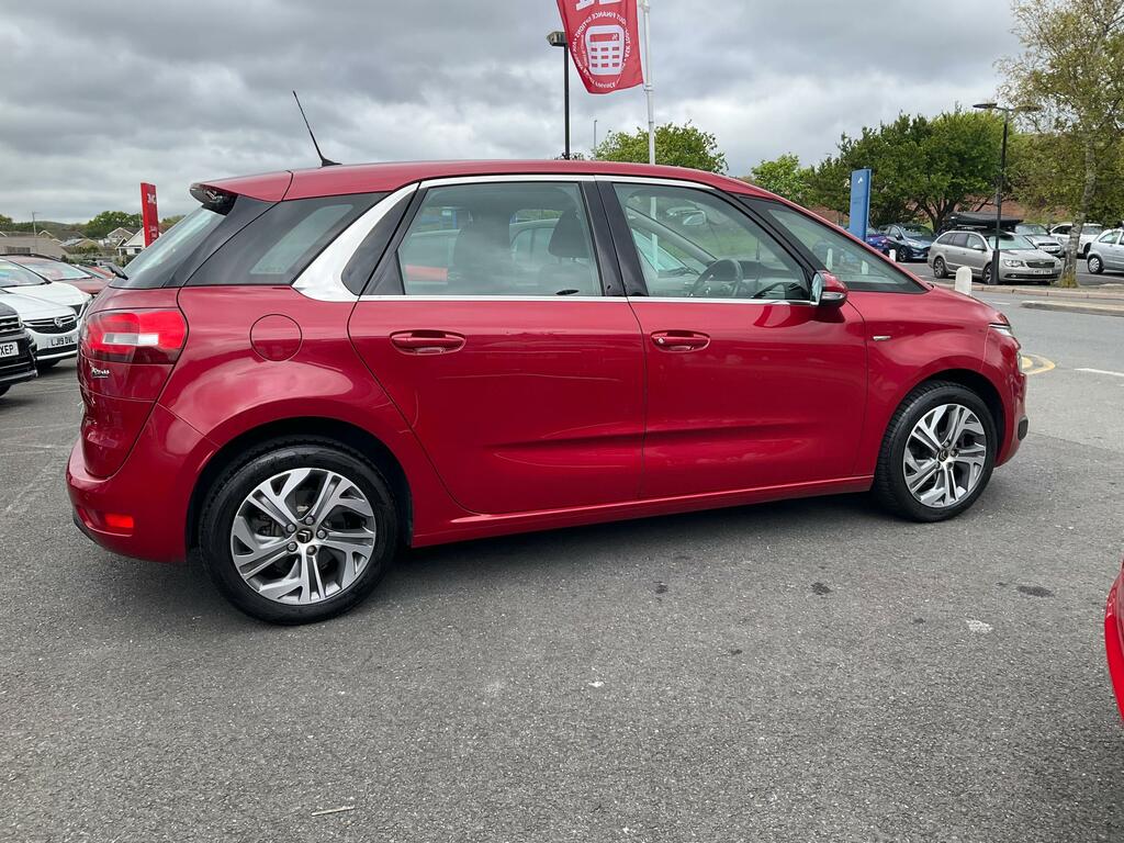 Citroen C4 Picasso 1.6 Bluehdi Exclusive Mpv Eat6 Euro 6 Red #5