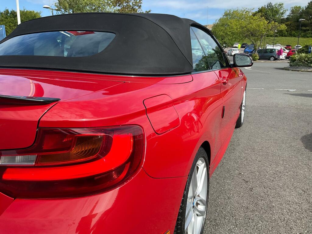 BMW 2 Series 2.0 220I M Sport Convertible Euro Red #4