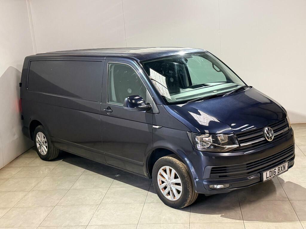 Volkswagen Transporter 2.0 Tdi T28 Bluemotion Tech Highline Fwd Lwb Euro LD16BXN Blue #6
