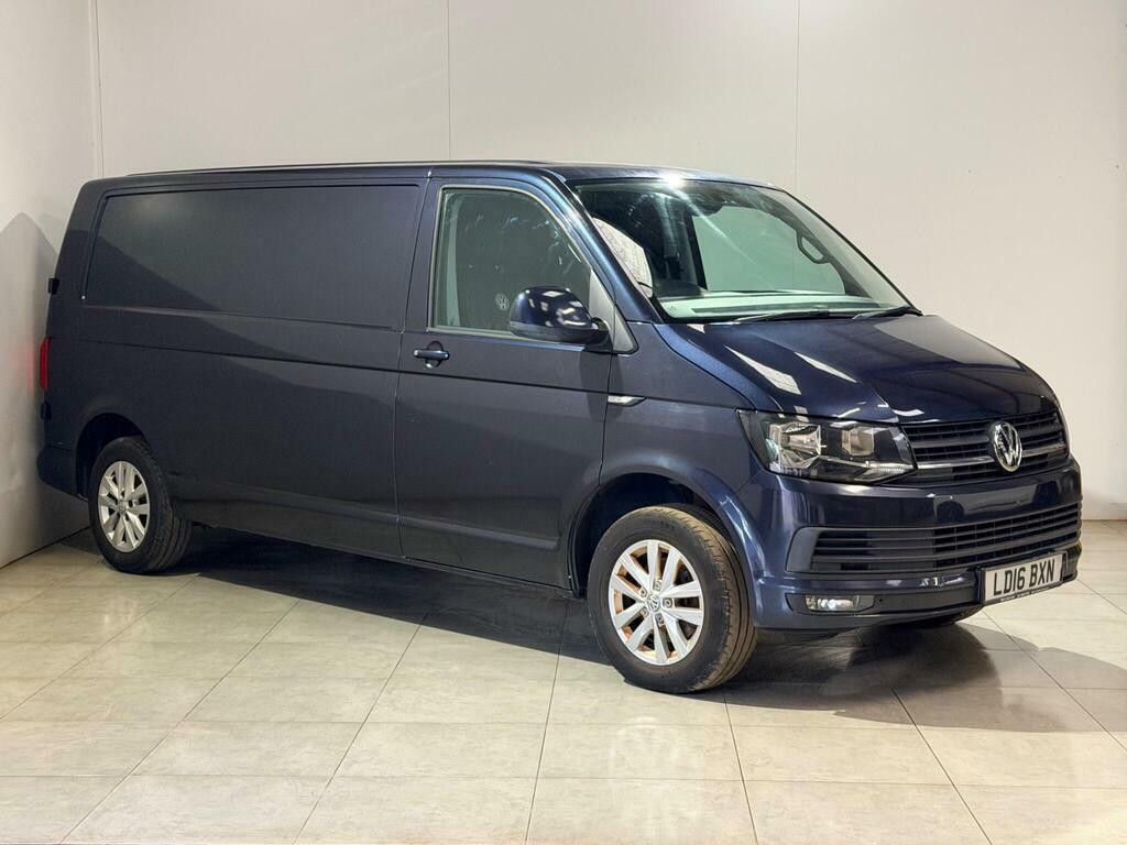 Volkswagen Transporter 2.0 Tdi T28 Bluemotion Tech Highline Fwd Lwb Euro LD16BXN Blue #5