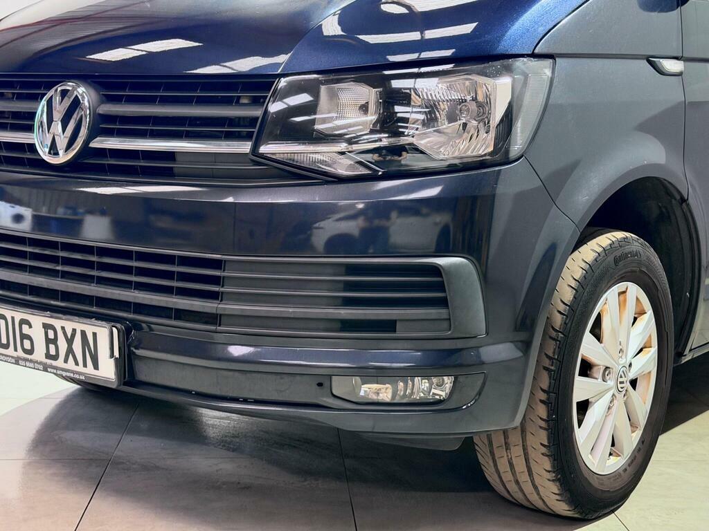 Volkswagen Transporter 2.0 Tdi T28 Bluemotion Tech Highline Fwd Lwb Euro LD16BXN Blue #2