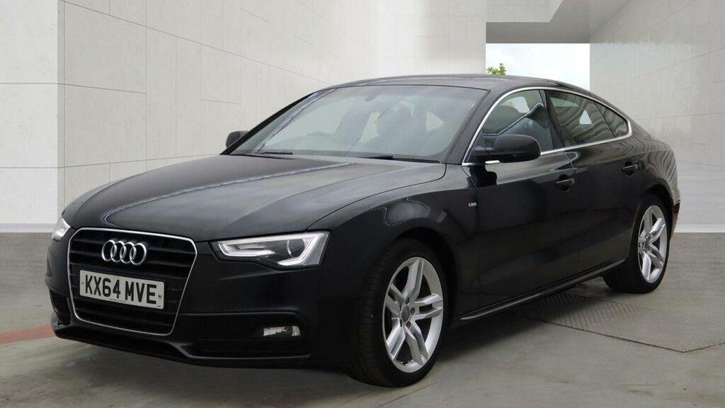 Audi A5 Hatchback 2.0 Tdi S Line Sportback Multitronic Eur KX64MVE Black #2