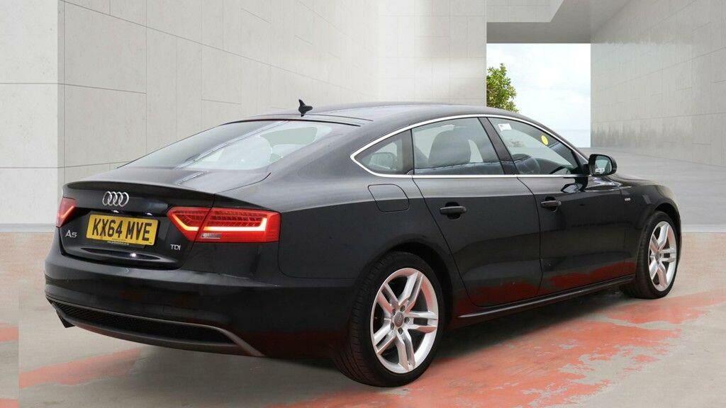 Audi A5 Hatchback 2.0 Tdi S Line Sportback Multitronic Eur KX64MVE Black #4