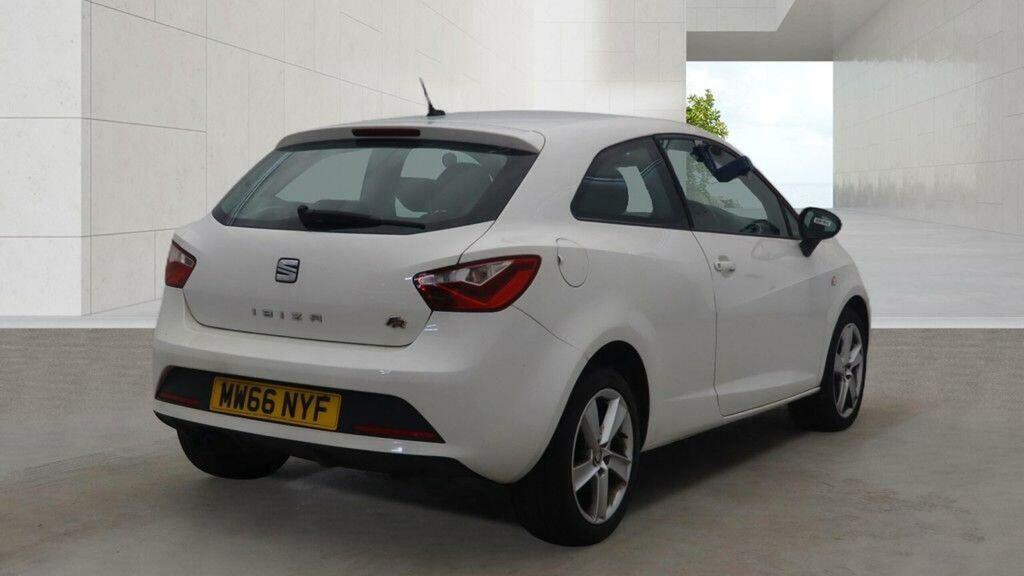 Seat Ibiza Hatchback 1.2 Tsi Fr Sport Coupe Euro 6 2016 MW66NYF White #4