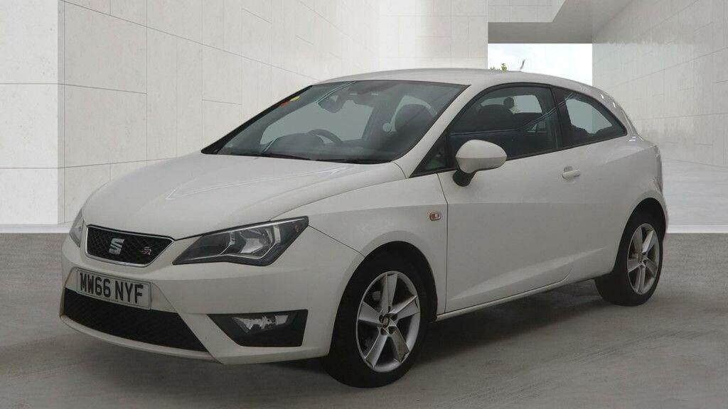 Seat Ibiza Hatchback 1.2 Tsi Fr Sport Coupe Euro 6 2016 MW66NYF White #2