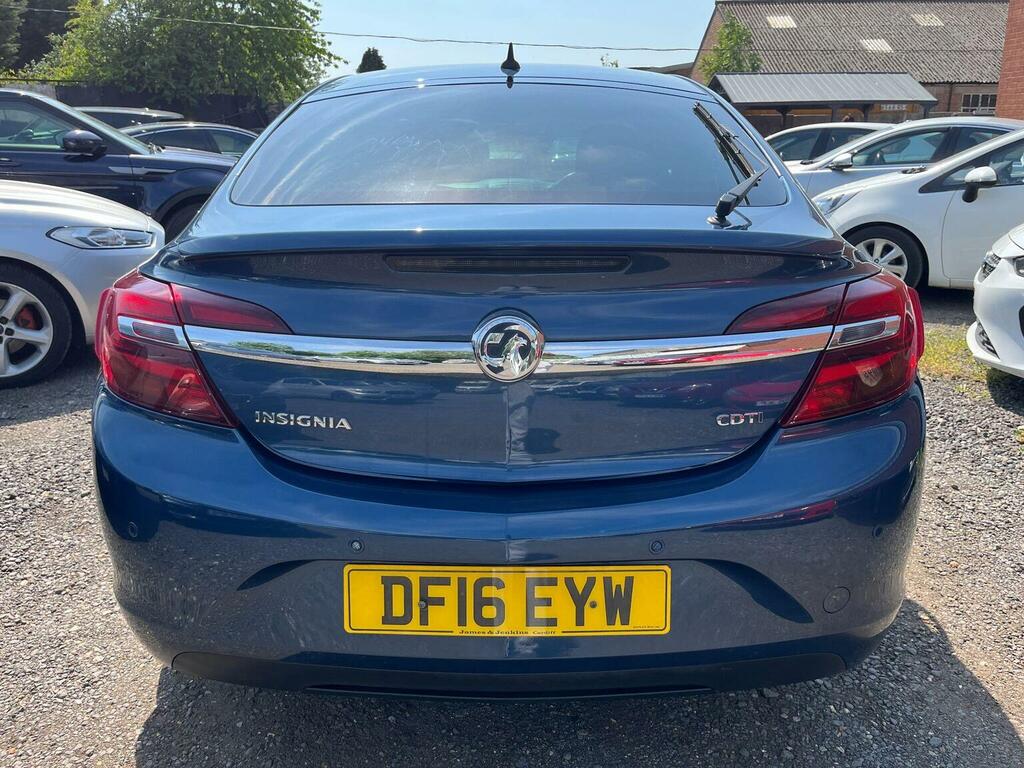 Vauxhall Insignia Hatchback 1.6 Cdti Sri Nav Euro 6 Ss 2016 DF16EYW Blue #5