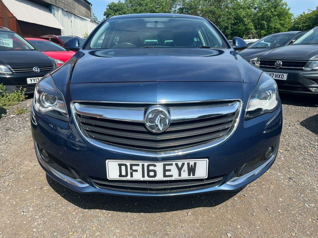 Vauxhall Insignia Hatchback 1.6 Cdti Sri Nav Euro 6 Ss 2016 DF16EYW Blue #2
