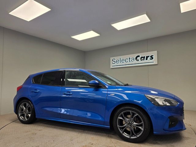 Ford Focus 1.0T Ecoboost St-line Hatchback DP69WZZ Blue #4