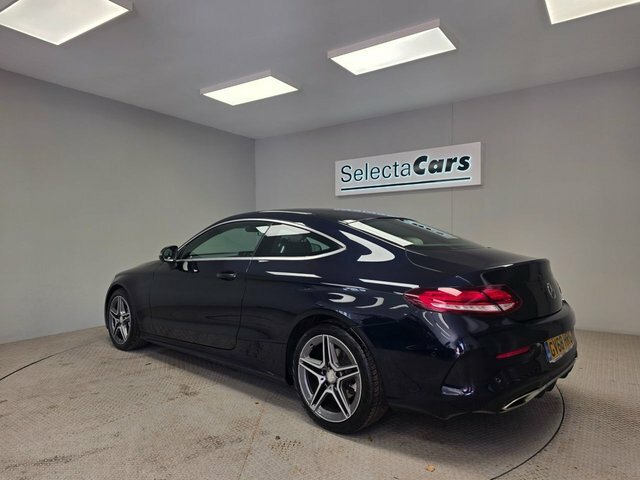 Mercedes-Benz C Class 1.5 C200 Mhev Amg Line Premium Coupe GV68HRG Blue #2