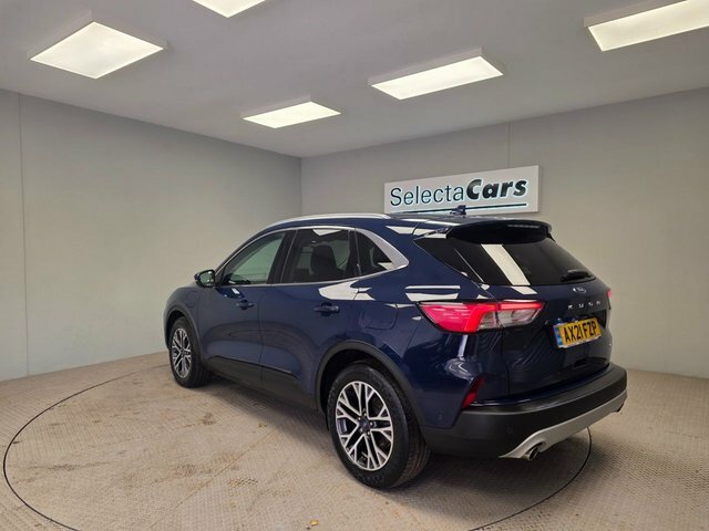Ford Kuga 2.5 Ecoboost Duratec 14.4Kwh Titanium Suv Petr AX21FZP Blue #2