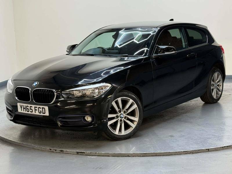 BMW 1 Series 1.5 116D Sport - 2015 65 YH65FGD Black #2