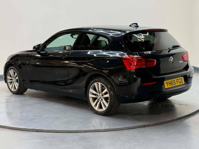 BMW 1 Series 1.5 116D Sport - 2015 65 YH65FGD Black #6