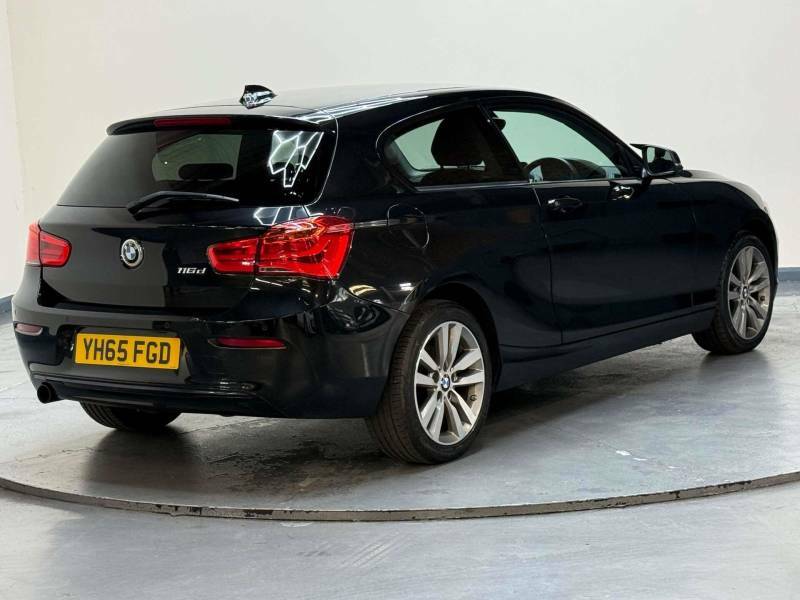 BMW 1 Series 1.5 116D Sport - 2015 65 YH65FGD Black #5