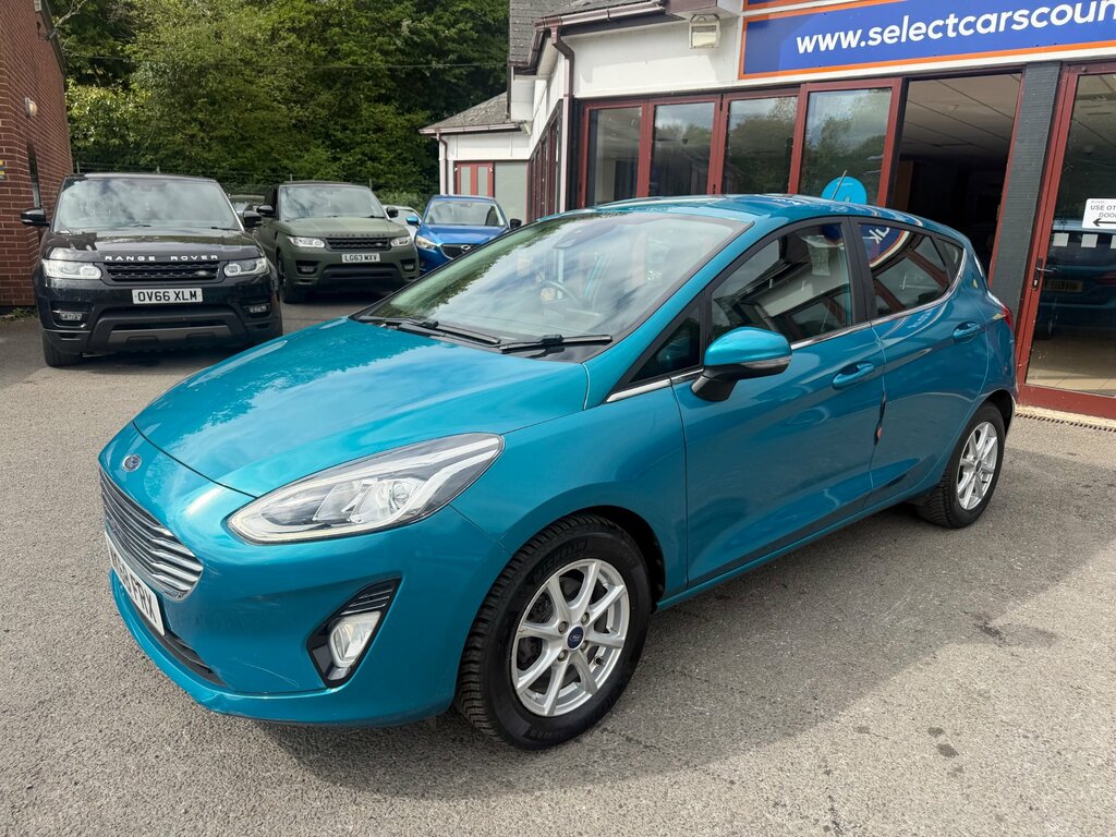 Ford Fiesta 1.1 Ti-vct Zetec Hatchback Euro WK68FRX Blue #3