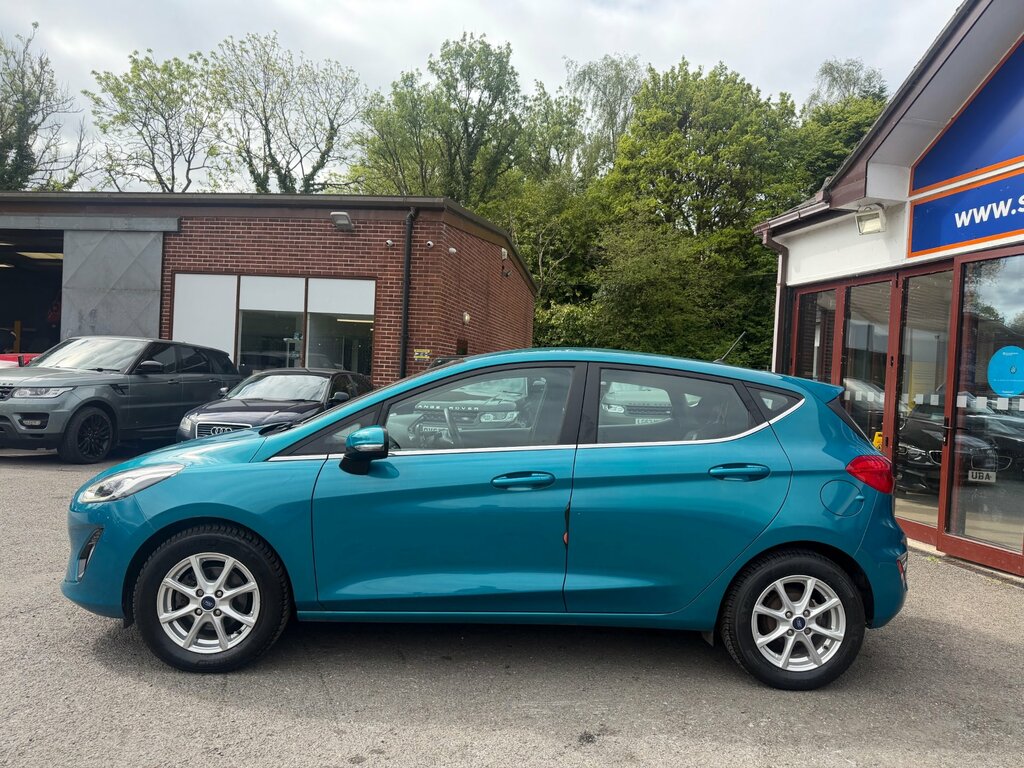 Ford Fiesta 1.1 Ti-vct Zetec Hatchback Euro WK68FRX Blue #4