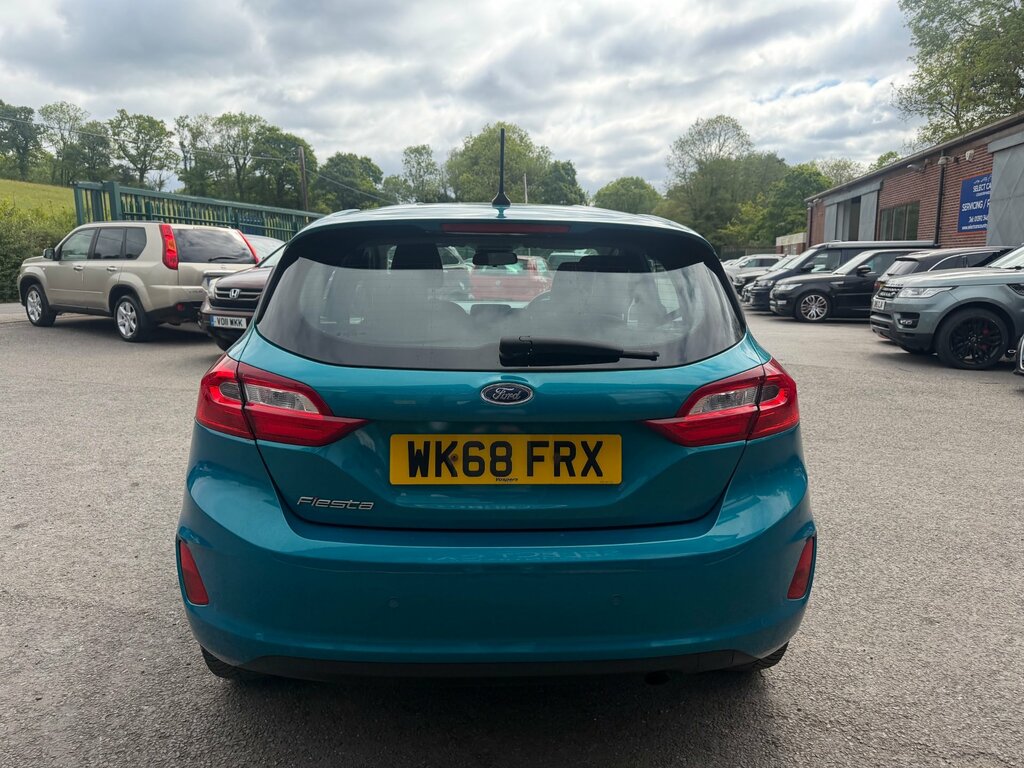 Ford Fiesta 1.1 Ti-vct Zetec Hatchback Euro WK68FRX Blue #6