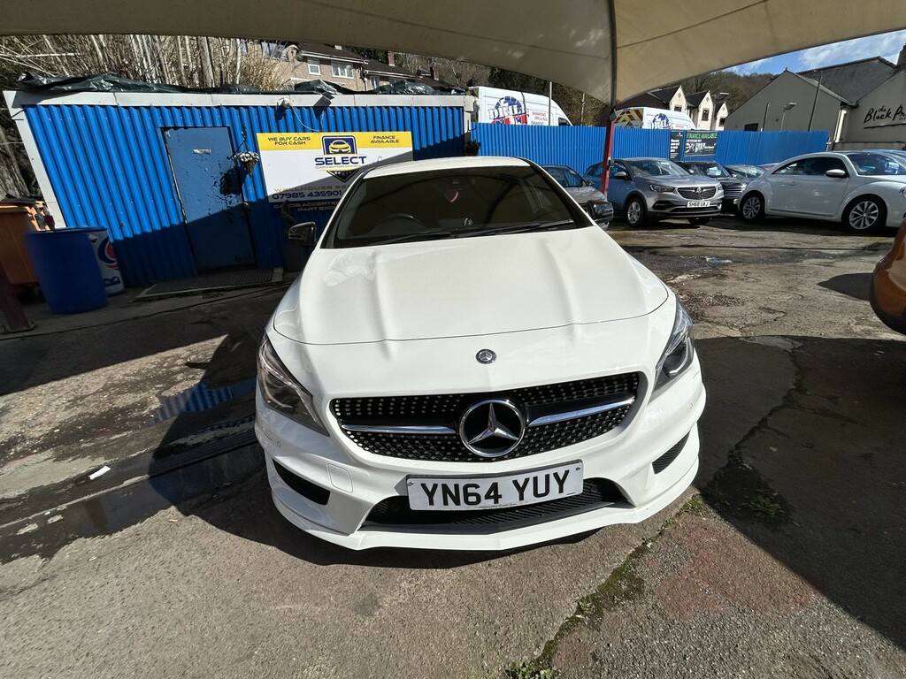 Mercedes-Benz CLA Class Saloon 2.1 Cla220 Cdi Amg Sport 201464 YN64YUY White #2