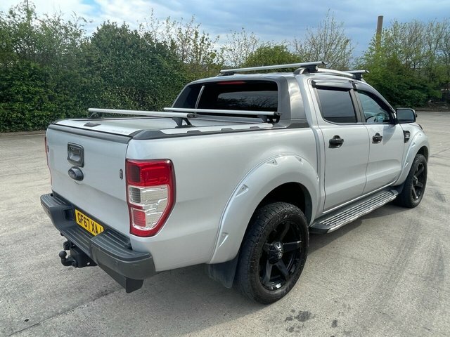 Ford Ranger Tdci Wildtrak Pickup Double GF67XAJ Silver #3