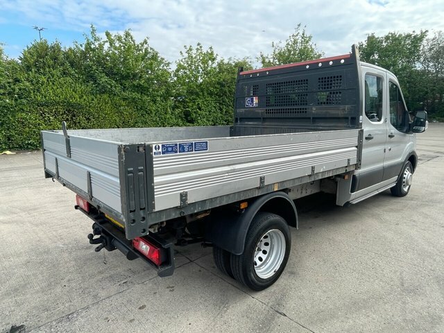 Ford Transit Custom 350 Ecoblue Leader Double SL72VRO Silver #3