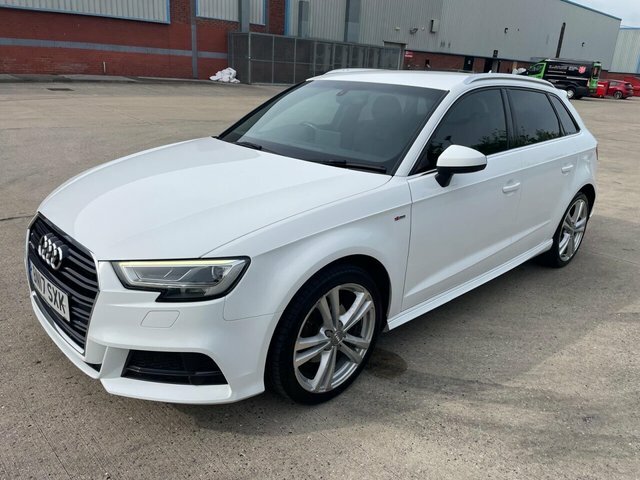 Audi A3 Tdi S Line Sportback BN17SXK White #2