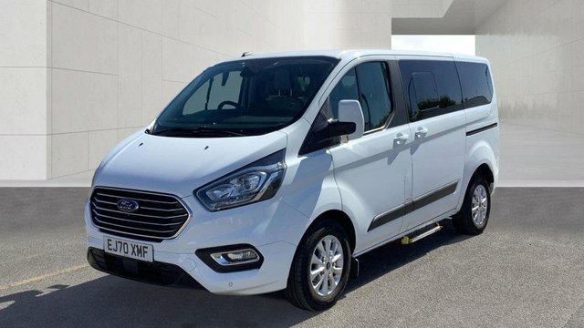 Ford Tourneo Custom 320 Ecoblue Zetec Minibus White #2