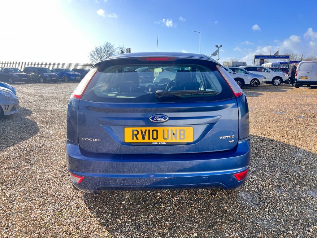 Ford Focus 1.6 Zetec Hatchback 161 Gkm, 9 RV10UNB Blue #6