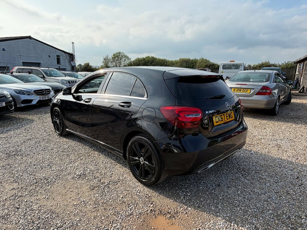 Mercedes-Benz A Class 1.5 A180d Sport Hatchback Euro 6 CK67EWG Black #6