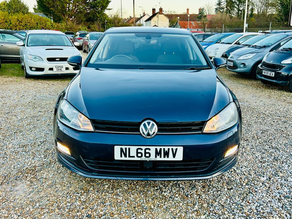 Volkswagen Golf 1.6 Tdi Bluemotion Tech Match Edition Hatchback NL66MWV Blue #4