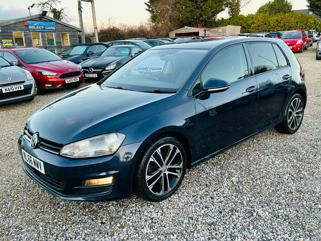 Volkswagen Golf 1.6 Tdi Bluemotion Tech Match Edition Hatchback NL66MWV Blue #5