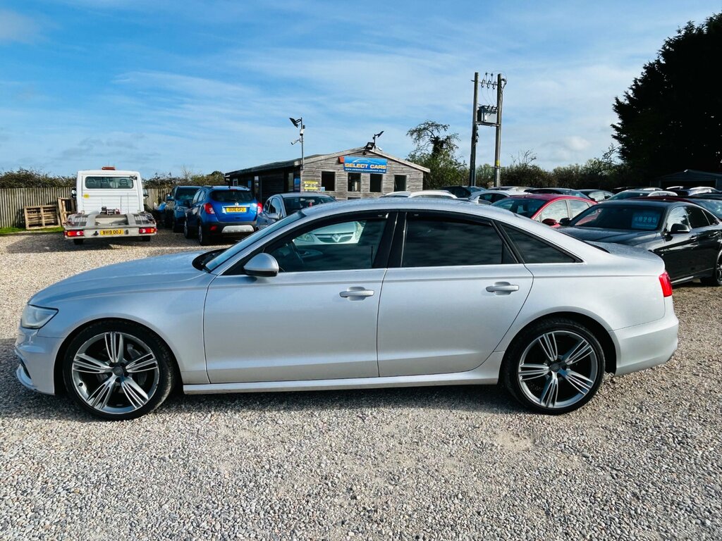 Audi A6 Saloon 3.0 Bitdi V6 S Line Saloon Tiptronic Qu NV63OTG Silver #6