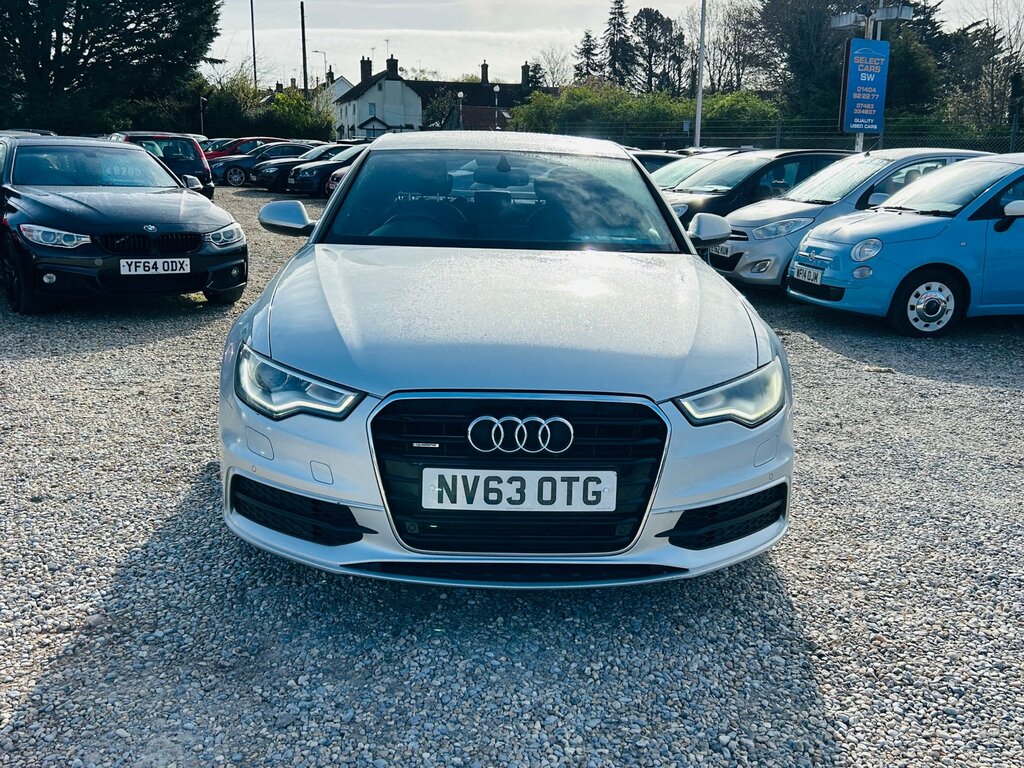 Audi A6 Saloon 3.0 Bitdi V6 S Line Saloon Tiptronic Qu NV63OTG Silver #4