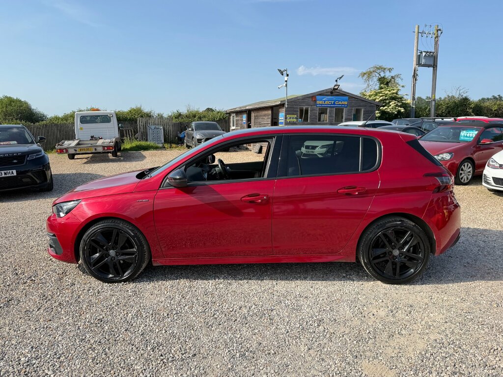 Peugeot 308 1.5 Bluehdi Gt Line Hatchback Eu WU69XZZ Red #6