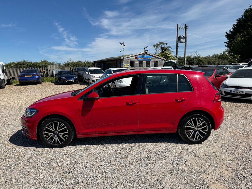 Volkswagen Golf 1.6 Tdi Se Nav Hatchback Dsg Euro 6 S DX67XCG Red #6