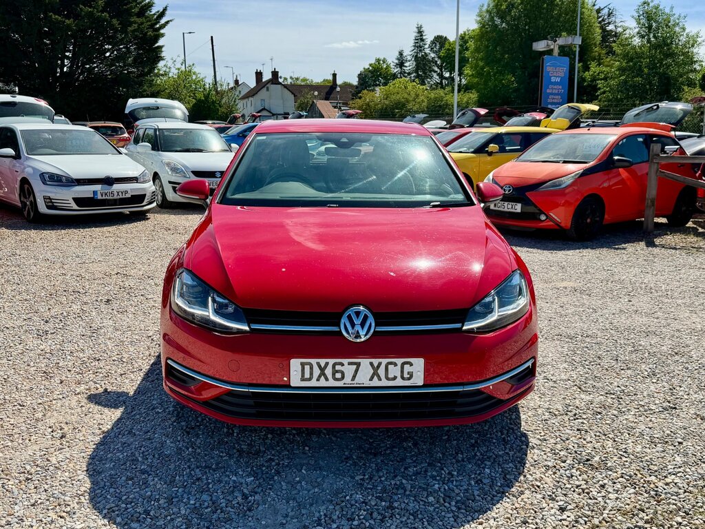 Volkswagen Golf 1.6 Tdi Se Nav Hatchback Dsg Euro 6 S DX67XCG Red #4