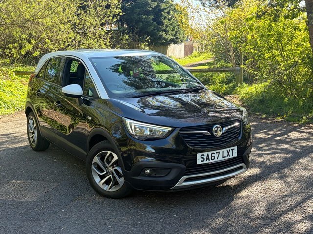 Vauxhall Crossland X 2017 1.2 Turbo Tech Line Nav Suv Black #2
