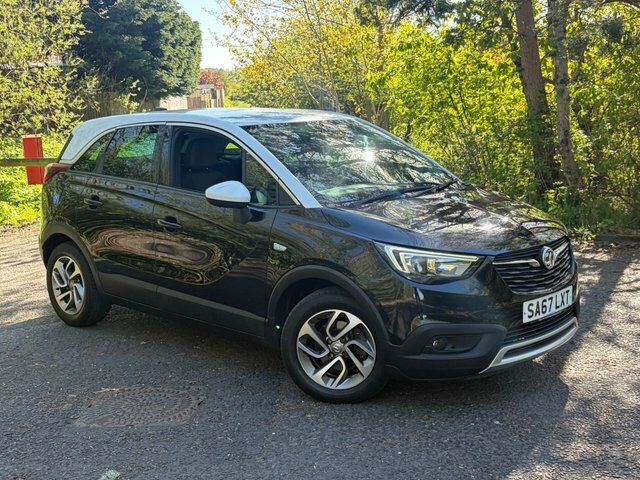 Vauxhall Crossland X 2017 1.2 Turbo Tech Line Nav Suv Black