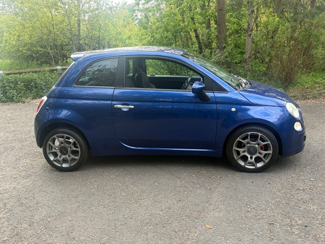 Fiat 500 2010 1.2L 69 Bhp PJ10LHG Blue #6