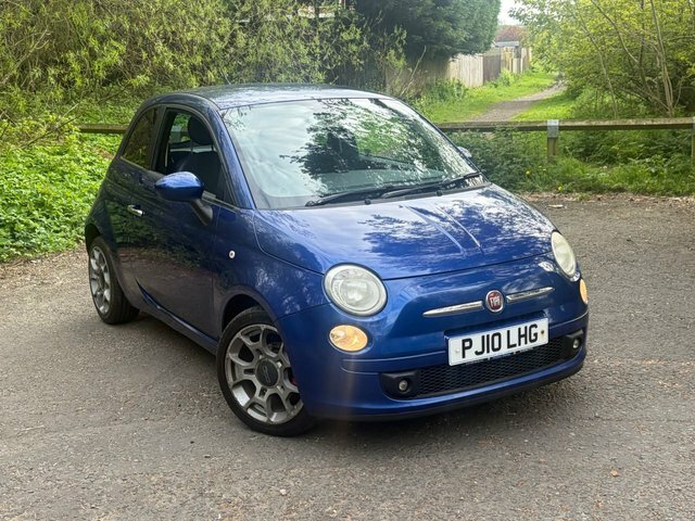 Fiat 500 2010 1.2L 69 Bhp PJ10LHG Blue #4