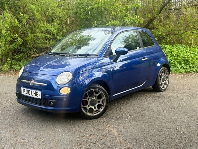 Fiat 500 2010 1.2L 69 Bhp PJ10LHG Blue #5