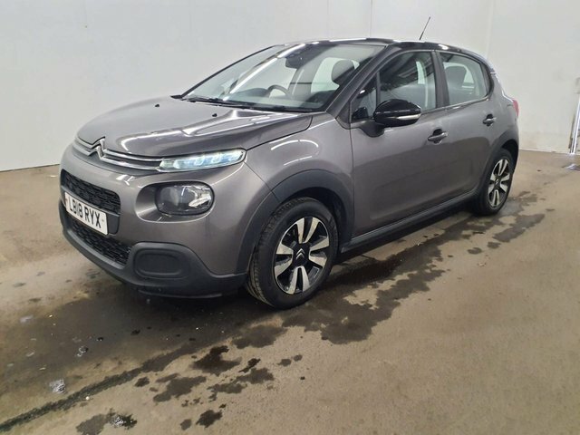 Citroen C3 2018 1.2 Puretech Feel Hatchback LB18RYX Grey #3