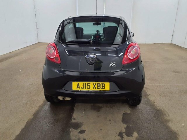 Ford KA 2015 1.2 Zetec Hatchback Euro 5 AJ15XBB Black #4